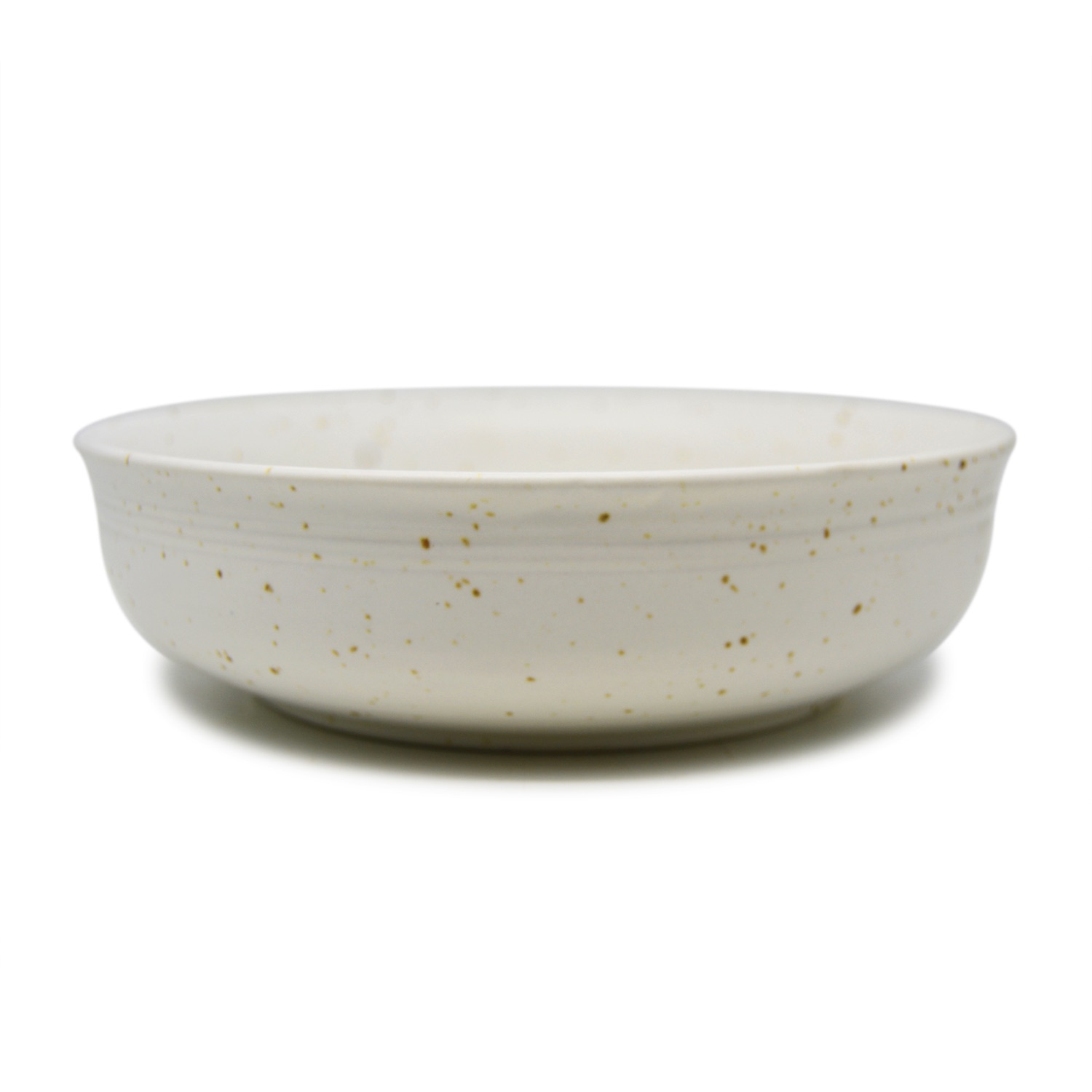 Stripe Round bowl D25 - 0015 Speckled